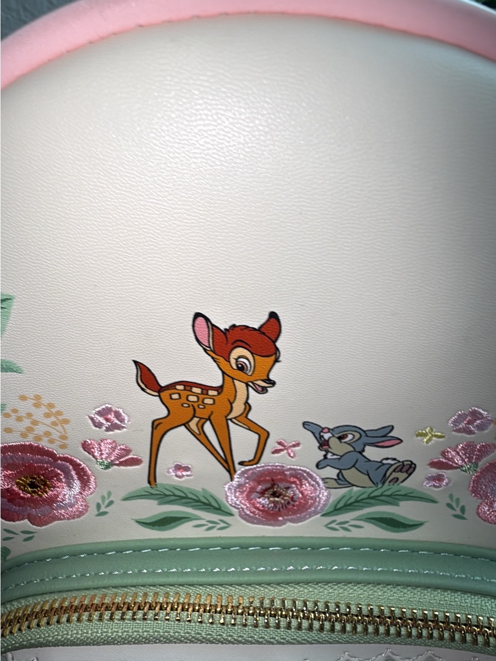 Loungefly Pink & Mint Bambi Kids Mini Backpack - Picture 4 of 13